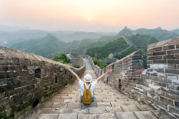 Viaggiatore sulla Grande Muraglia, foto del programma