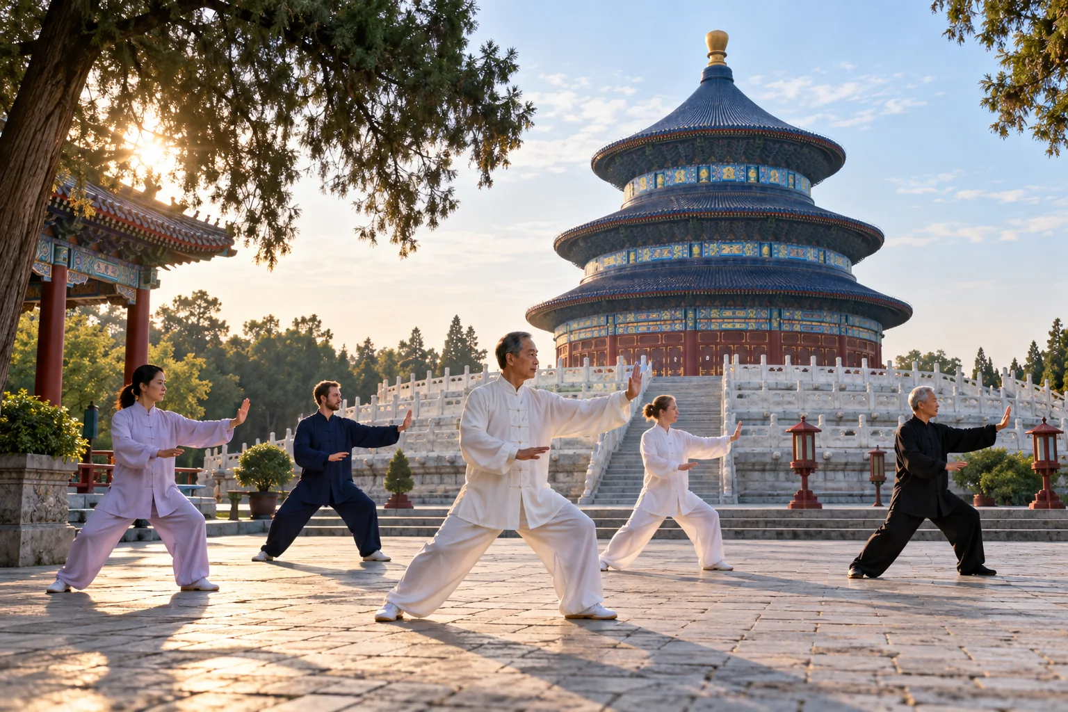 Tai Chi al Tempio del Cielo, immagine illustrativa