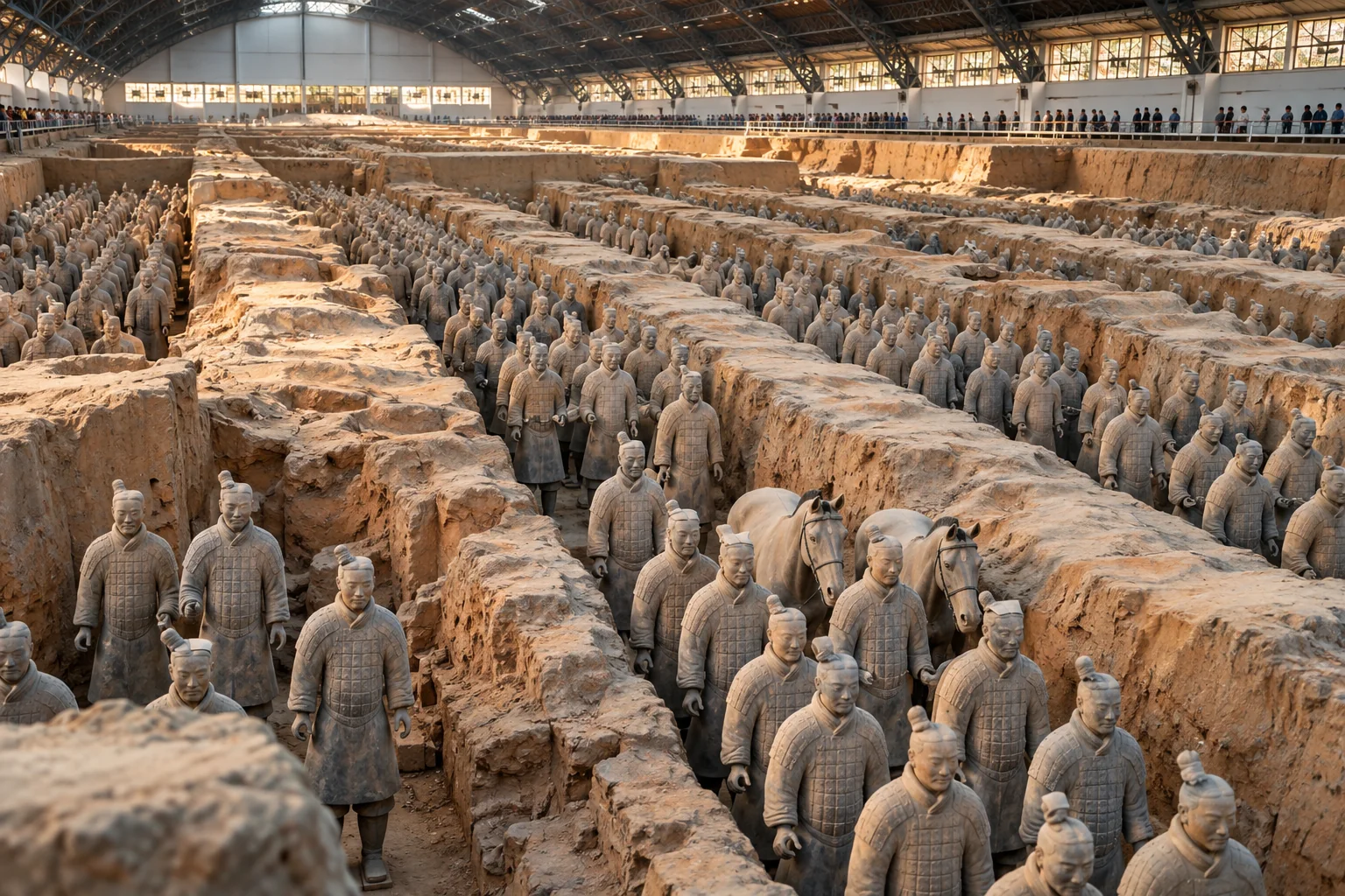 Esercito di Terracotta a Xi’an, immagine illustrativa