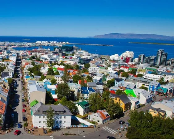 Case colorate di Reykjavík