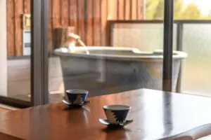 Bagno del ryokan Yuzanso
