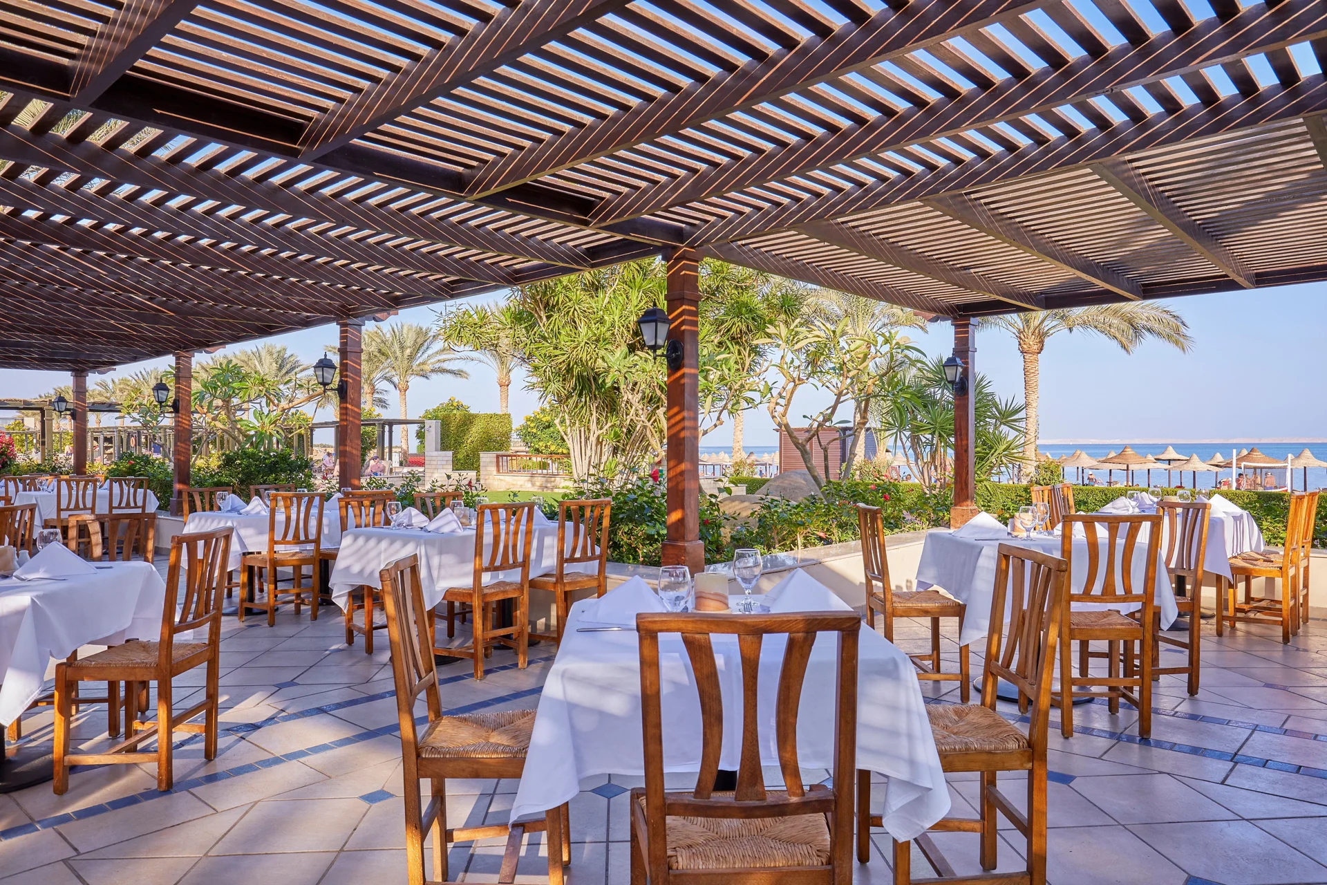 Ristorante all’aperto del JAZ Belvedere