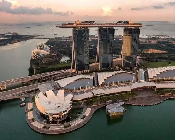Marina Bay Sands e la baia