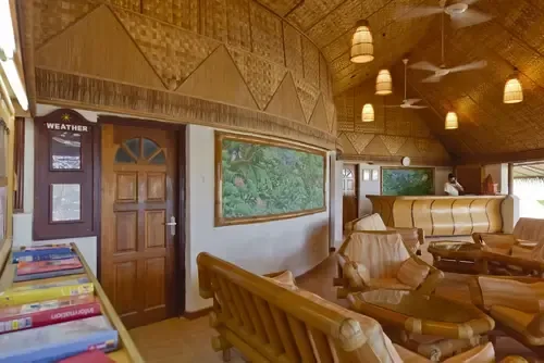 Interno di un bungalow