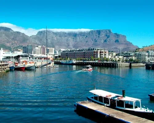 Table Mountain e il porto