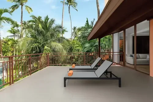 Terrazza affacciata sul verde